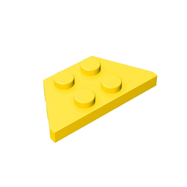 20pcs MOC Parts 51739 Wedge Plate 2x4 mattoni compatibili DIY Assmble Building Blocks particelle Kid Puzzle cervello giocattolo