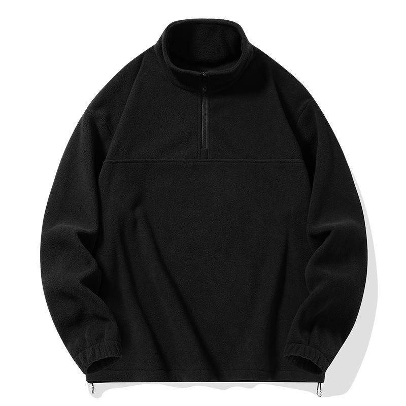 Bin Jie Men's Korean-Style Lambswool Fleece Jacket - Autumn/Winter Fashion