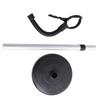 Adjustable Hair Dryer Holder Wall Mount Blow Dryer Bracket Removable Sucking Cup Stand