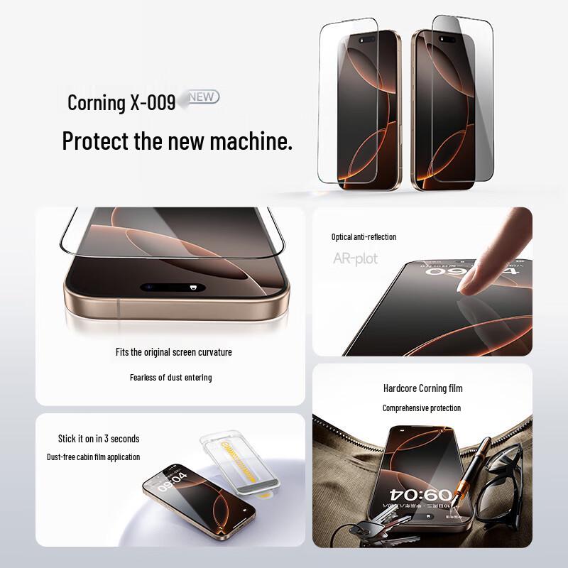 W&P Corning Glass Screen Protector for iPhone