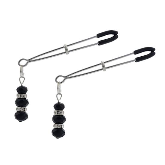 Nipple Stimulation Clamp Adjustable Metal Clamp Men Women Nipple Stimulator Adult Body Clamp Sex Toy for Couples Pleasure Private Orgasm