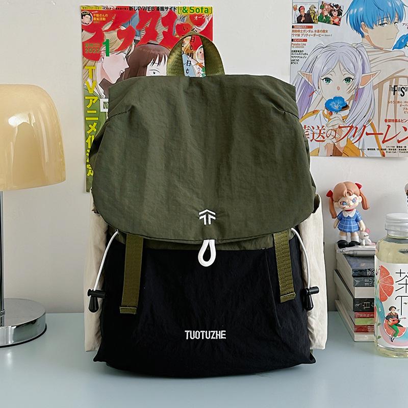 Japanese Travel Light Backpack 2025 New Niche Ins Outdoor Camping Backpack Women's Backpack