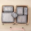 Travel Organizer Set With Reusable Rpet Material For Luggage Packing And Storage