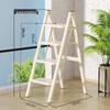 Housewarming Thickened A-Frame Folding Ladder with Enlarged Red Pedal for Safety