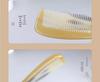 Premium Thick Tooth Cow Horn Hair Comb for Long Hair - Massage Comb Gift