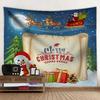 Christmas Balls And Snow Wall Hanging Tapestry Christmas Wall Hanging Tree Wall Hanging Gorgeous Christmas Tree Fireplace Gifts
