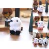 Cute Cat Plush Toy With Short Pile Fabric Perfect For Gift And Bag Accessory