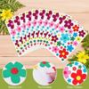 350 PCS Flowers Car Decals, Auto Stickers Waterproof Hood Vinyl Decal Car Window Stickers Auto Graphics Body Side Door Trunk Decoration for Racing