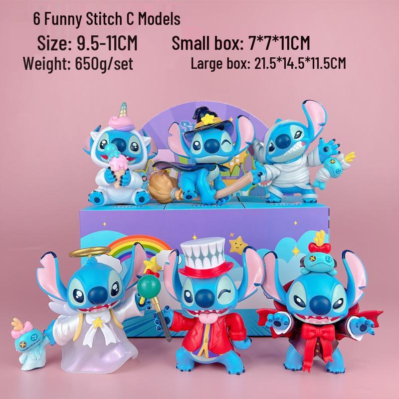 

Фигурка Stitch Goofy Diary Blind Box: Модная игрушка и настольное украшение в подарок