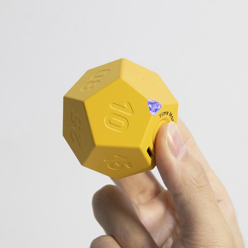 Temporizador electrónico de 12 caras para autodisciplina y gestión del tiempo