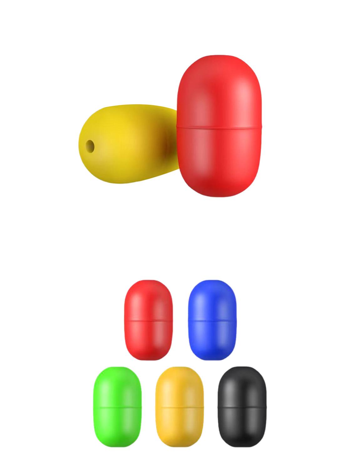 Цветная силиконовая бусина-стопор для поплавка - Противоударная скользящая бобовая бусина для морских лесок Large