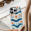 Ocean Florals Phone Case for IPhone 17 16 15 14 13 Pro Max Plus for Magnetic Single Double-layer Tough Case