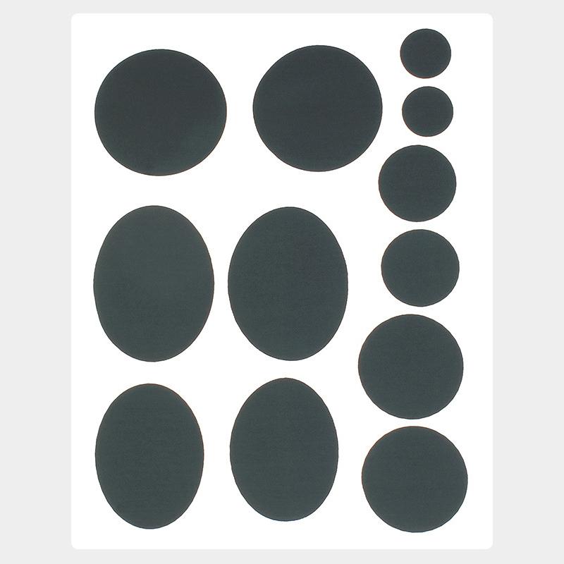 1Set Self-Adhesive Clothing Repair Patches Assorted Shapes Universal Durable Fabric Fixes For Down Jackets And Garments