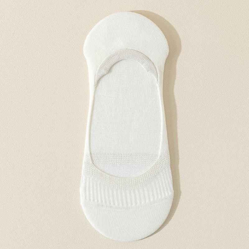 Women's Summer Thin Boneless Mesh Breathable Heel Shallow Mouth Invisible Socks