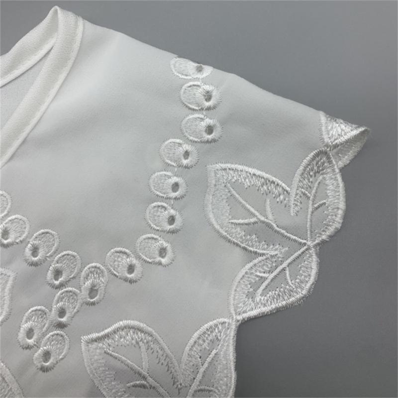 Women False Collar Elegant French Floral Collar Girl Casual Decorative Collar