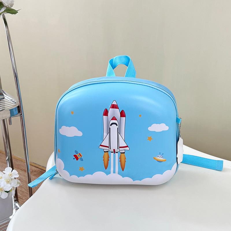 Charming Preschool Backpack For Boys And Girls Waterproof Pvc Material With Fun Animal Patterns