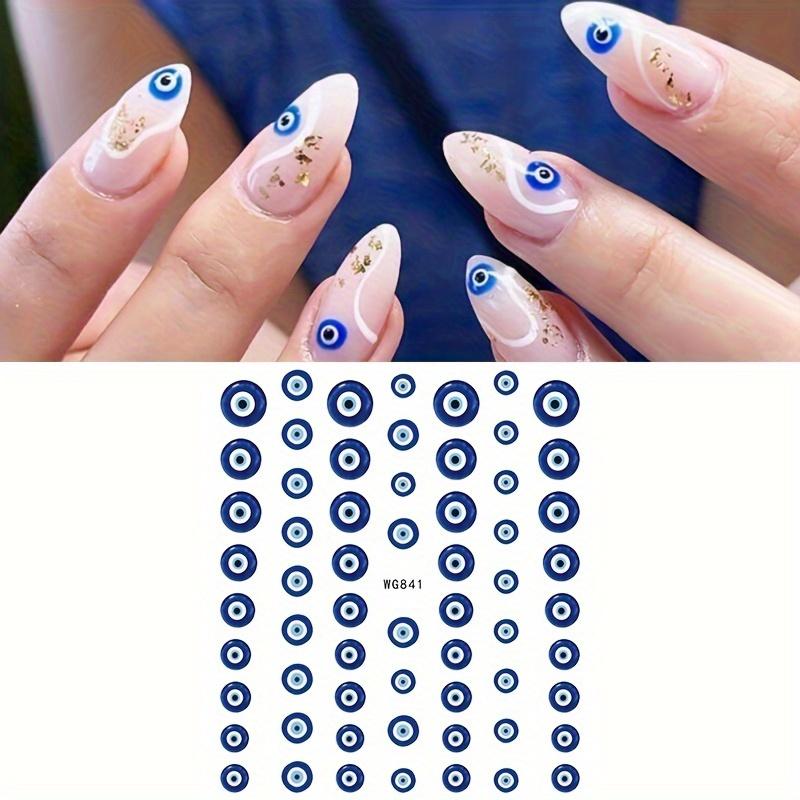 1 Sheet Design Nail Art Stickers, Self Adhesive Nail Art Decals For Nail Art Decoration, Nail Art Supplies For Women