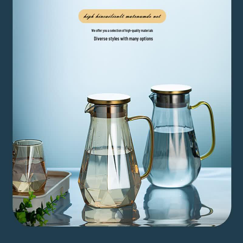 Homeglen Heat-Resistant Glass Pitcher