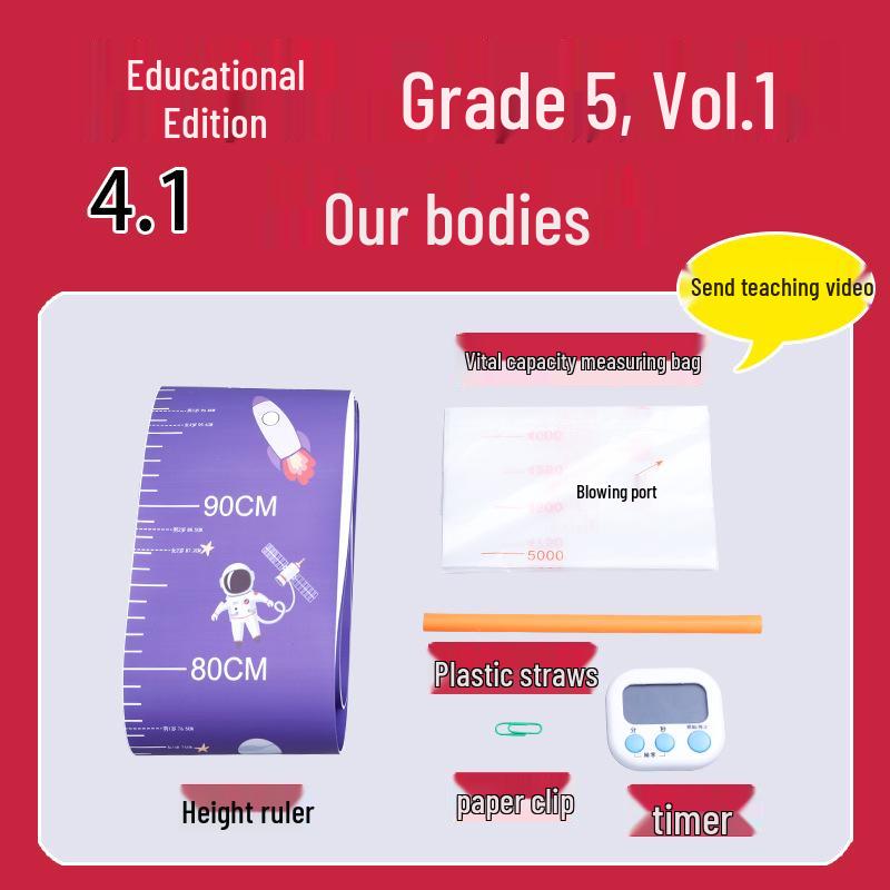 Elementary Science Experiment Kit: Our Body (5th Grade, Semester 1)