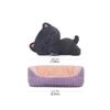 Stuffed Animal Black Cat Plush Home Decoration Lying Kitten Dog Lying Capybara  Boys Girls