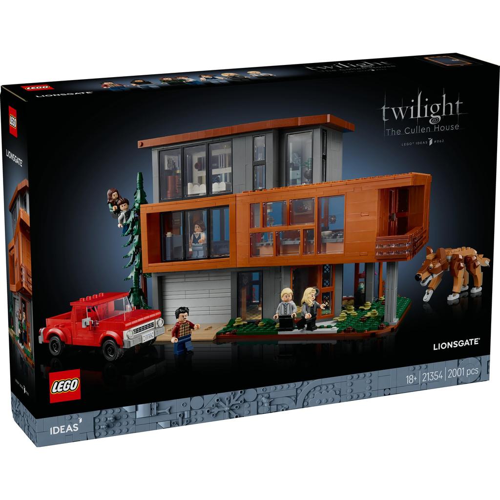 LEGO Twilight Cullen Familie Spielzeug, Geburtstagsgeschenk, Bausteine, Stilvolles Innendesign für Männer und Frauen, Figur, Sammlerstück, 21354