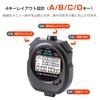 JetWave Digital Stopwatch by Large Second for and with Replaceable Japanese Instruction Manual (Recommended Referees) - Screen, 0.01 Increments,