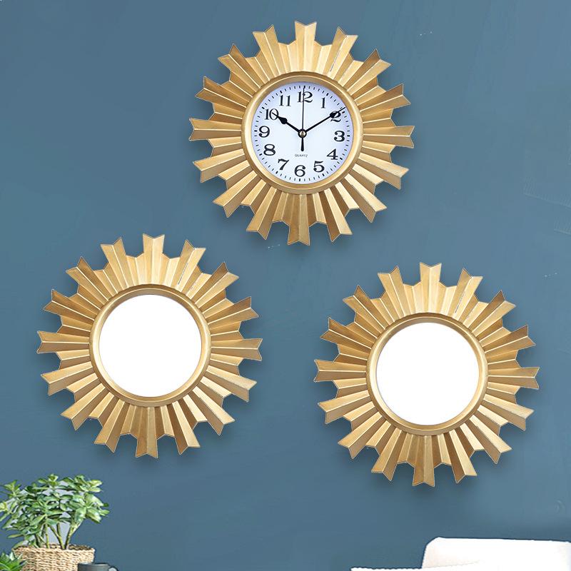 New Triple Wall Clock Living Room Silent Wall Clock Simple Fashion Clock Wall Decoration Clock