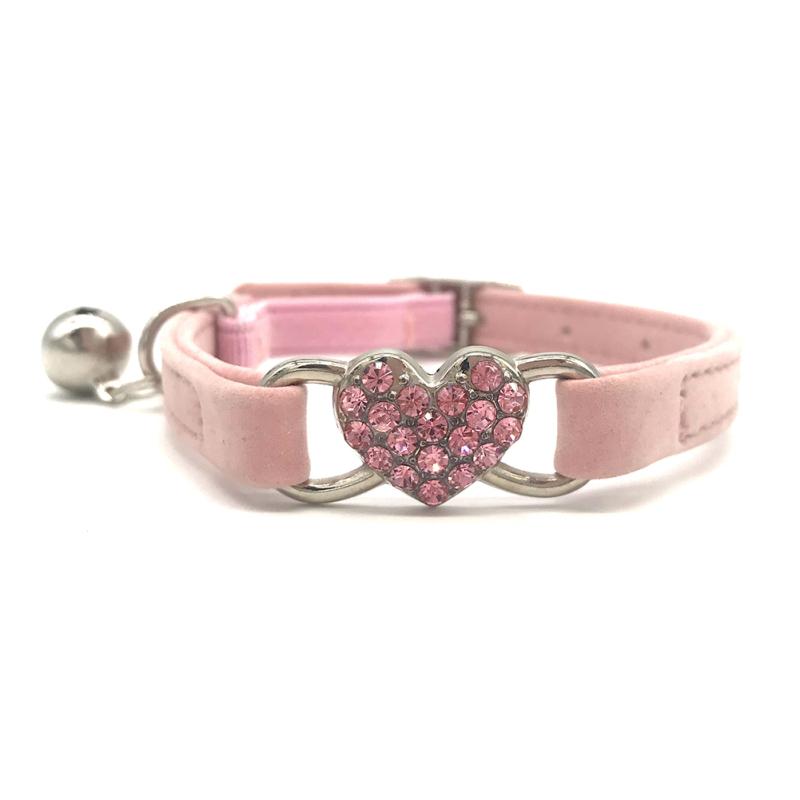 Collari per Cuccioli con Campanellini a Forma di Cuore Collari di Identificazione Collana per Animali Domestici Articoli per Animali Domestici