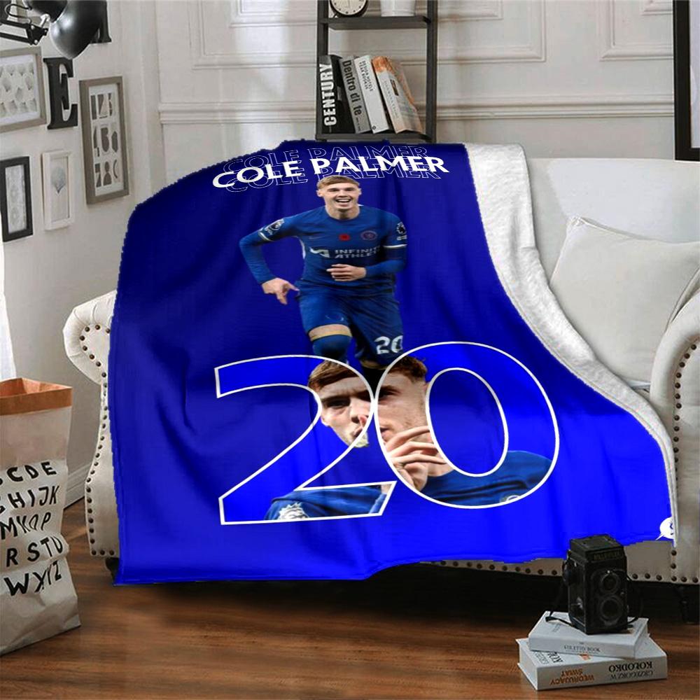 Chelsea Fc Football Player Blanket Warmthful Decor Suitable for Bedding Office Chair Sofa for All Seasons Stylish Decor