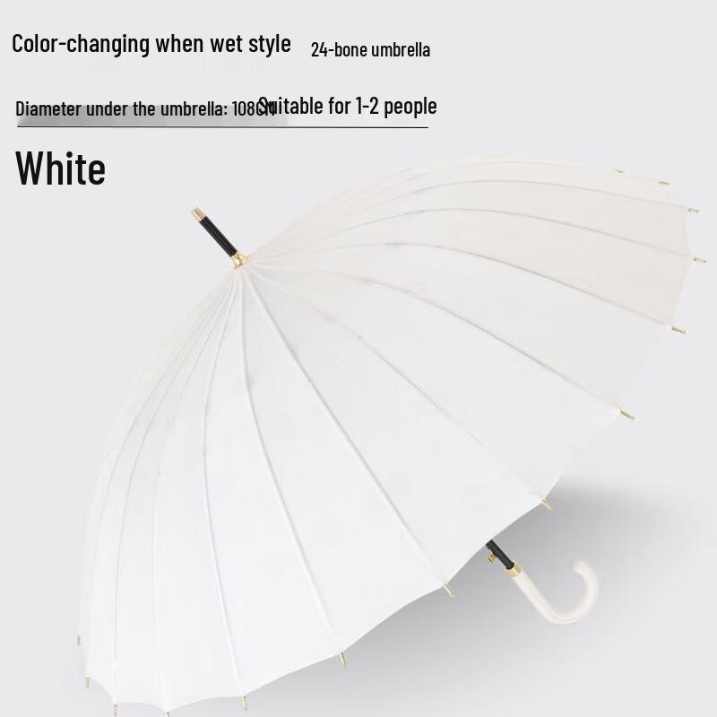 Nanqiao 24-Rib Water-Activated Flower Windproof Double Umbrella