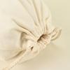 Blank Canvas Drawstring Bag with Cotton Rope for Nuts or Rice, Custom Logo Printing Available