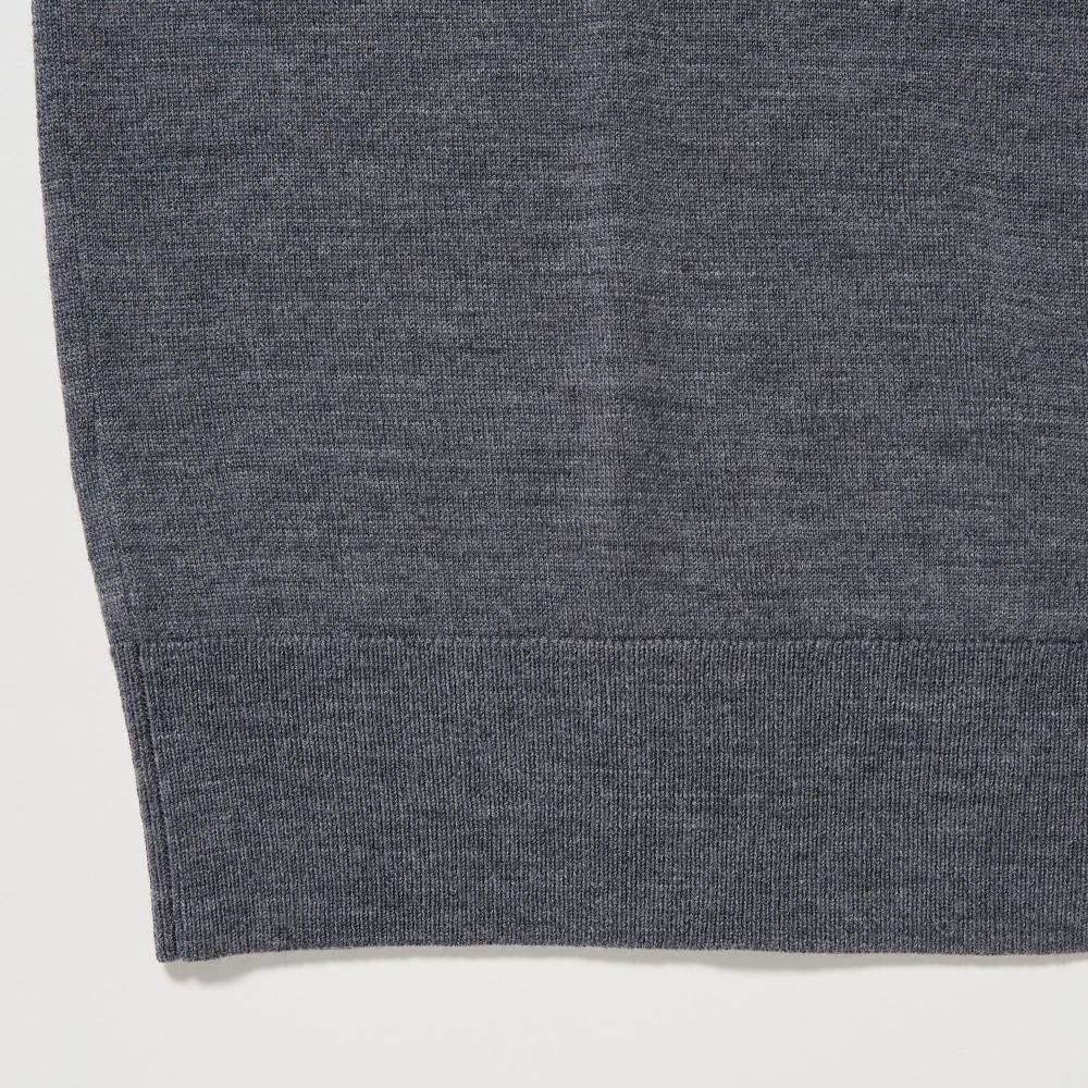 Uniqlo Japan Extra Feiner Merino V-Ausschnitt Cardigan Langarm