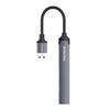 Station d'accueil, USB, Type-C, Plug&amp;Play, câble 0,12 m - ColorWay (CW-HUB02) - Argent