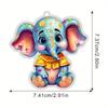 Turtle Acrylic Colorful Car Interior Pendant For Turtle Lovers Cute Cartoon Style