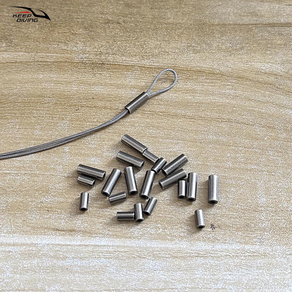 Strapazierfähiger Tiefsee-Angelschnur-Clip mit Kupferröhrchen und Stahl-Drahtführung