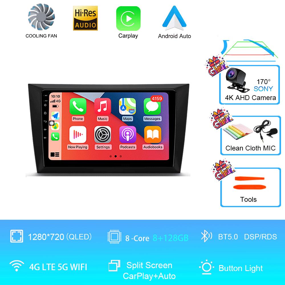 Car Radio Android 14 For Volkswagen VW Golf 6 MK6 GTI R 2008 - 2012 Wireless Carplay Android Auto Car Stereo Multimedia Player