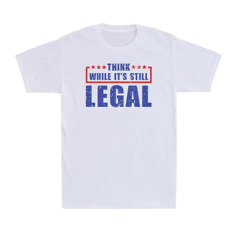 Think While It s Still Legal Shirt Freedom Political Vintage Men s T-Shirt S разноцветный