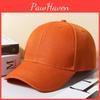 Solid Color Baseball Cap Breathable Headwear Peaked Caps Sunscreen Hat Gift
