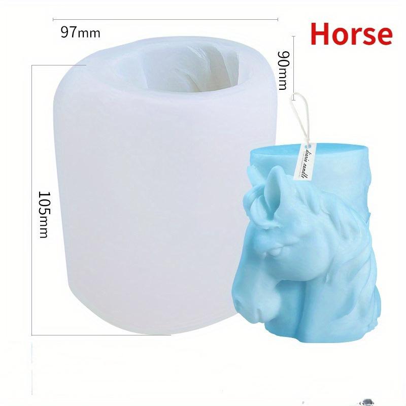 Animal Series Silicone Mold | Elk, Bear, Wolf & Horse Candle, Resin & Soap Kit | DIY Gift & Home Decor