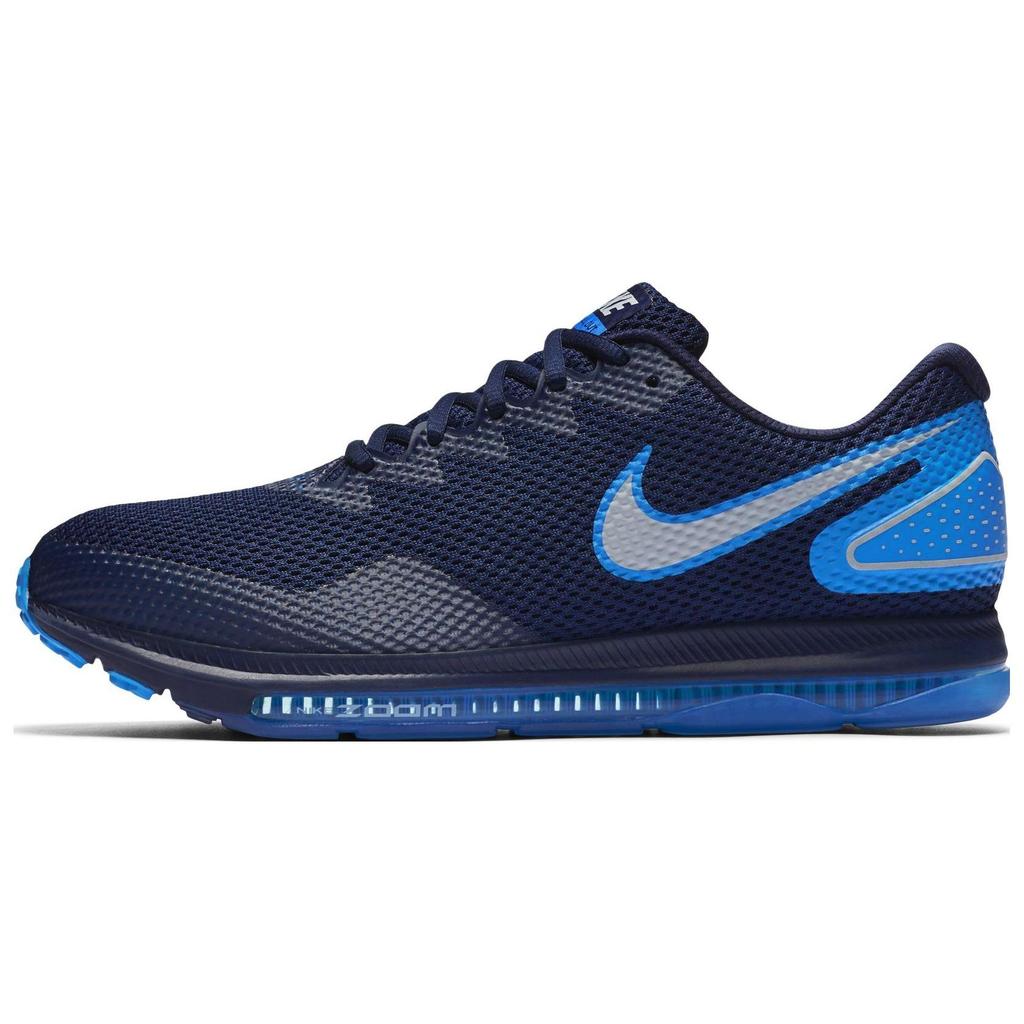 Nike All Out 2 Low 2 Midnight Navy Classic Logo Mesh Cushioning Non-Slip Wear-Resistant Low-Top Running Shoes Men Sneaker Blue Black AJ0035-401