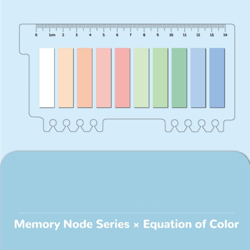 200piece/set Aesthetic Chinese Sticky Note for Student Retro Cloud Bamboo Series Scrapbooking Memo Pad Stationery School Note