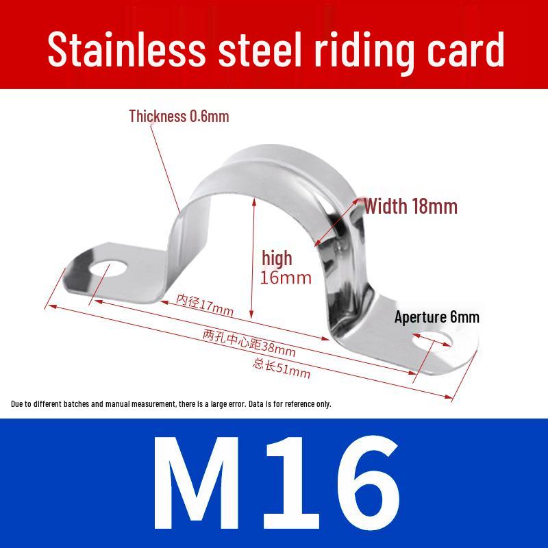 304 Stainless Steel U-Bolt Pipe Saddle Clamp