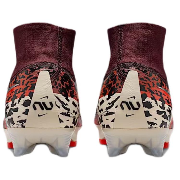 Nike Kopačky United Mercurial Superfly 10 Elite FG High Burgundy Crush University Red Fossil Metallic Silver Unisex IO8438-661