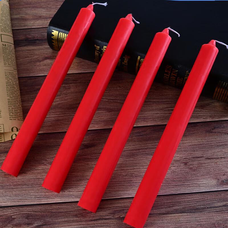 Yudu Red Emergency Candles, 16-Pack