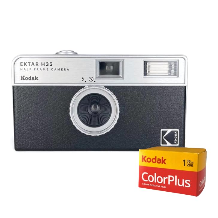 

KODAK Film Camera Ektar H35 & KODAK Color Plus Film, 36 Exposures (Black)
