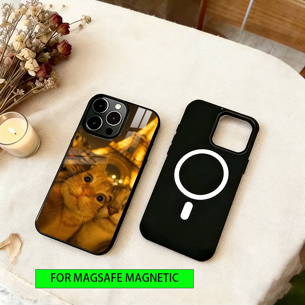 The Cat Crew Phone Case For iPhone17,16,15,14,13,12,11 Plus,Pro Magnetic with Magsafe Wireless Charging