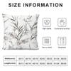 French Retro Print Cushion Cover Pillowcase Ultra Soft Skin Friendly Fabric Cloud Like Comfort & Concealed Zipper