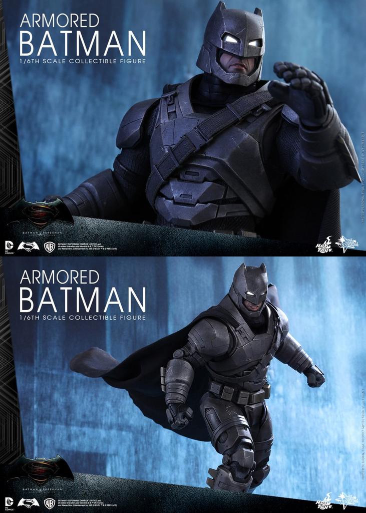 Movie Masterpiece Batman V Superman Dawn of Justice Armored Batman Scale Plastic Painted Action Figure 1/6