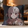 Fashion LLycoris Recoiled Cushion Cover Soft Washable Pillow Case Multi-Scene for Couch Bed Travel Office Use