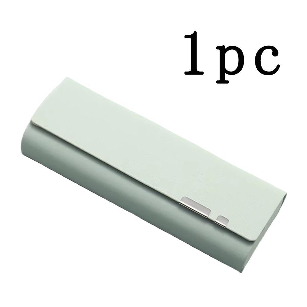 1pc Glasses Box  Portable Anti-stress PU Sunglasses Case Glasses Storage Box Eyeswear Accessories Box